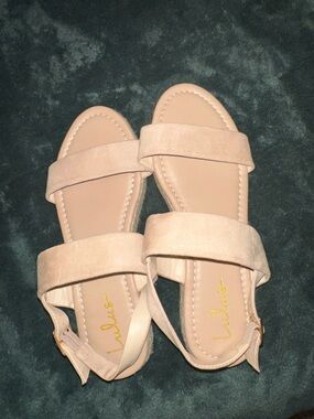 Lulus Suede Espadrille Platform Sandals - Size 8.5